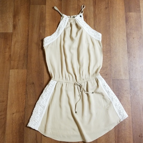 Forever 21 Dresses & Skirts - forever 21 halter tan mini dress.